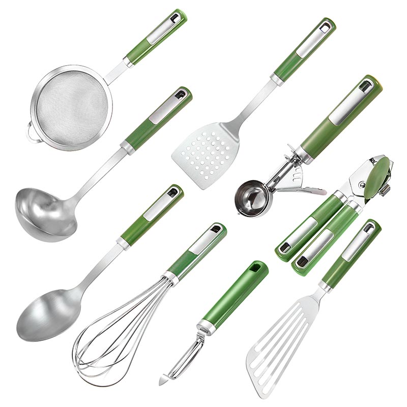 Set di utensili da cucina in acciaio inossidabile